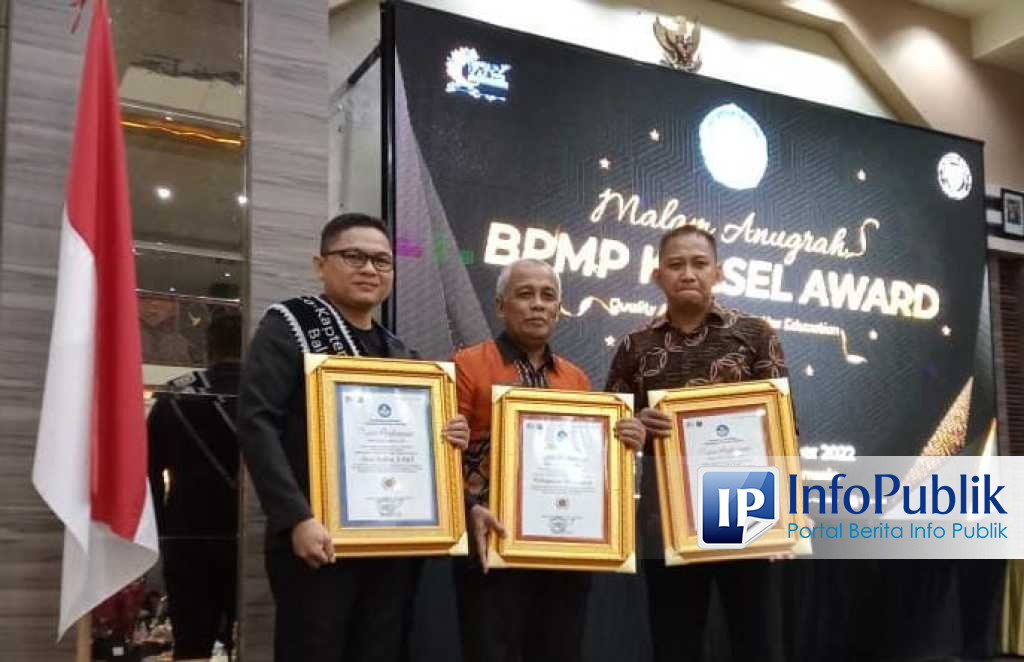 Disdik Balangan Raih Tiga Penghargaan di BPMP Award