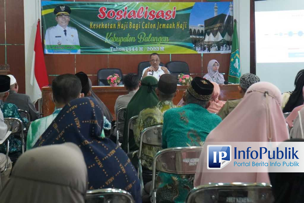 Calon Jemaah Haji Kabupaten Balangan Ikuti Sosialisasi Kesehatan Haji