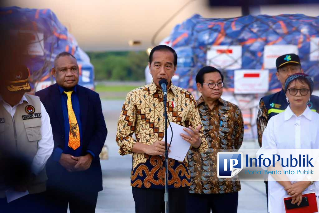 President Joko Widodo releases IDR 18 billion in humanitarian aid for Papua New Guinea