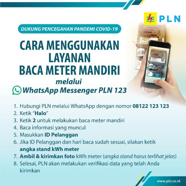 Infopublik Permudah Layanan Pln Siapkan Whatsapp Untuk Lapor Meter Mandiri