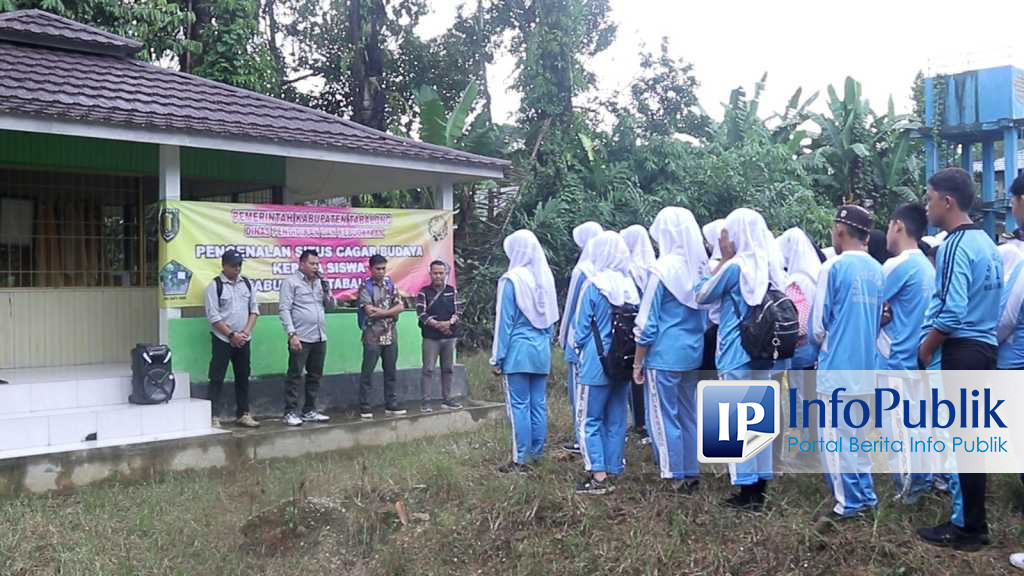 Puluhan Pelajar di Tabalong dikenalkan dengan Situs dan Cagar budaya