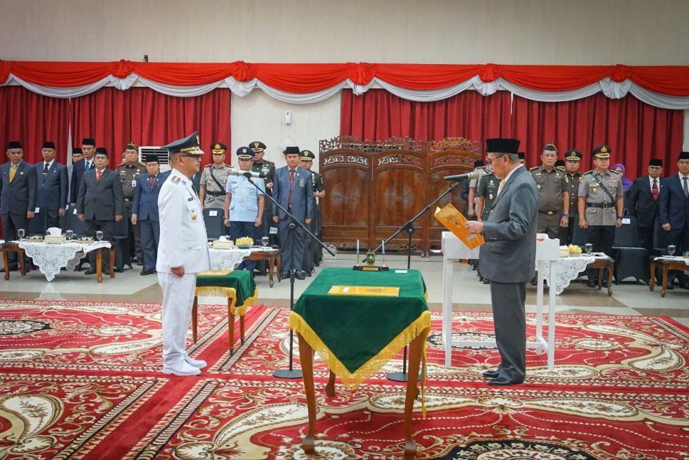 Muhammad Firdaus putra Hj. Maimanah Umar resmi jadi Pj. Bupati Kampar