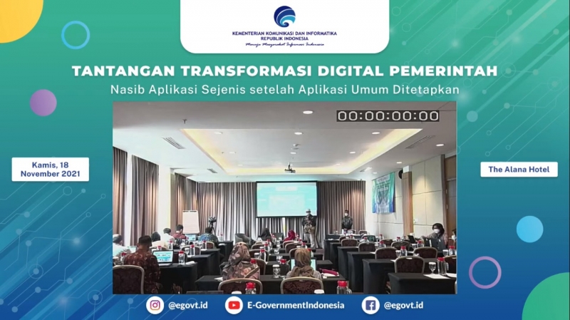 Infopublik Kemenkominfo Gelar Webinar Tantangan Transformasi Digital Pemerintah