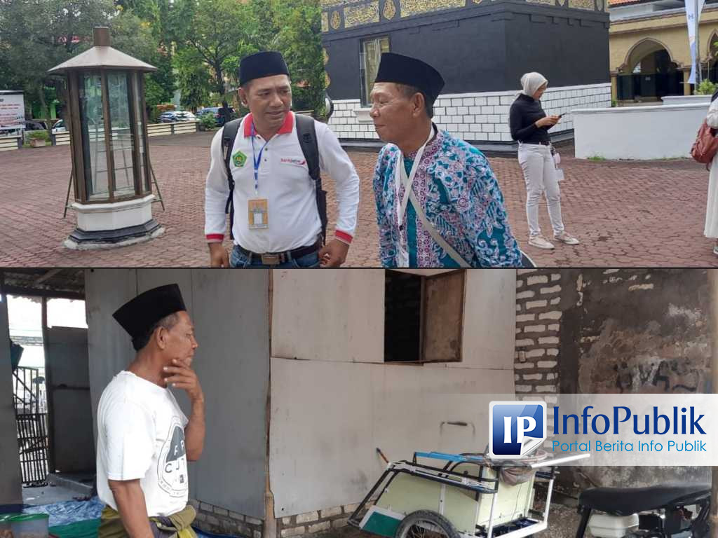 Infopublik Kisah Tukang Becak Dari Sampang Madura Naik Haji 