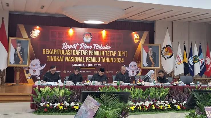 InfoPublik - KPU Gelar Rapat Penetapan DPT Pemilu 2024