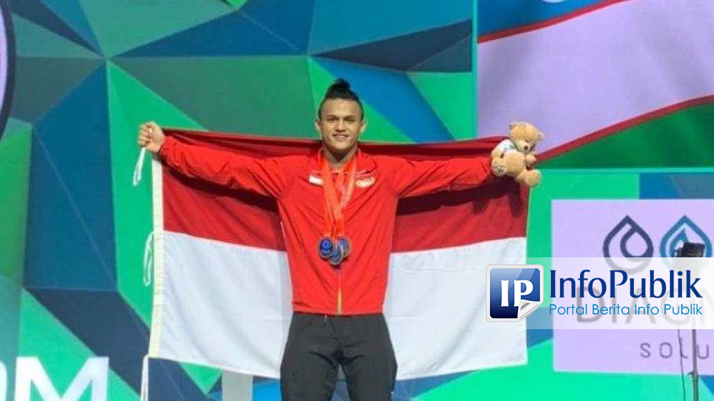 InfoPublik - Sabet Dua Emas IWF World Cup 2024, Rizki Juniansyah ...