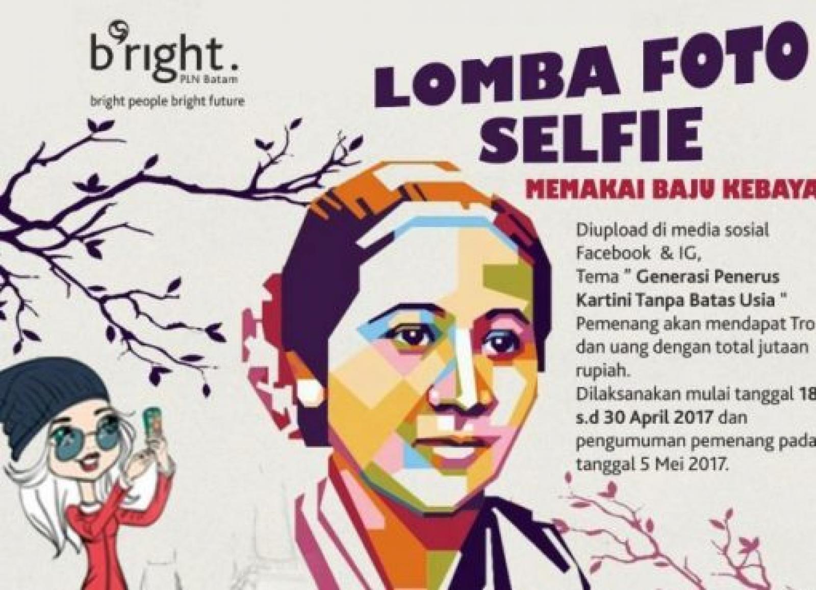 Poster Lomba Hari Kartini Kartini Day Free Wall Art Art Village