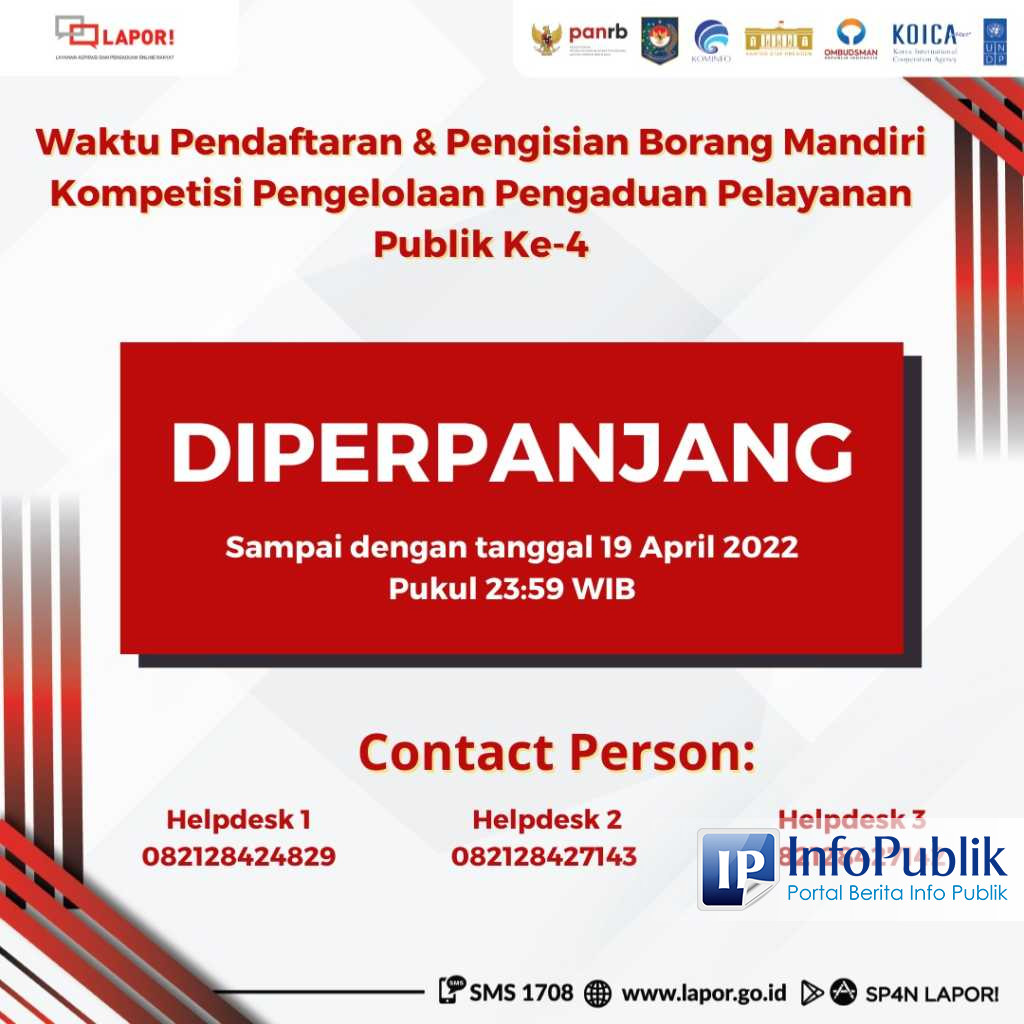 InfoPublik - Pendaftaran Kompetisi P4 Diperpanjang Lima Hari