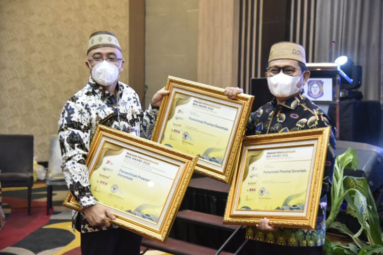 InfoPublik - Provinsi Gorontalo Terima 10 Penghargaan BKN Awards 2022