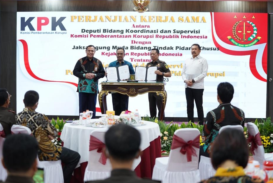 Infopublik Kejagung Dan Kpk Teken Perjanjian Kerja Sama Pemberantasan Korupsi