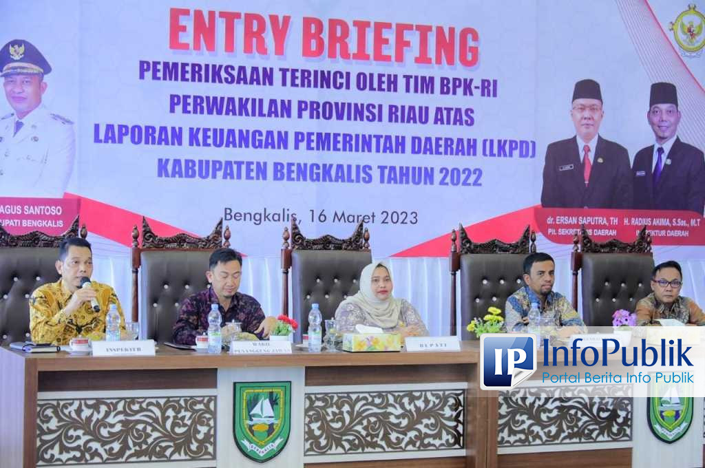 InfoPublik Pemkab Bengkalis Siap Berkordinasi Dukung Seluruh Proses Pemeriksaan Terinci BPK RI