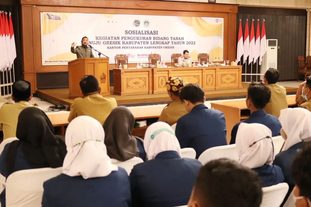 InfoPublik - Menuju Gresik Kabupaten Lengkap 2022, 63 Ribu Bidang Tanah ...