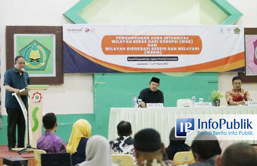 Infopublik Kanwil Kemenag Gorontalo Tutup Pendampingan Zona Integritas