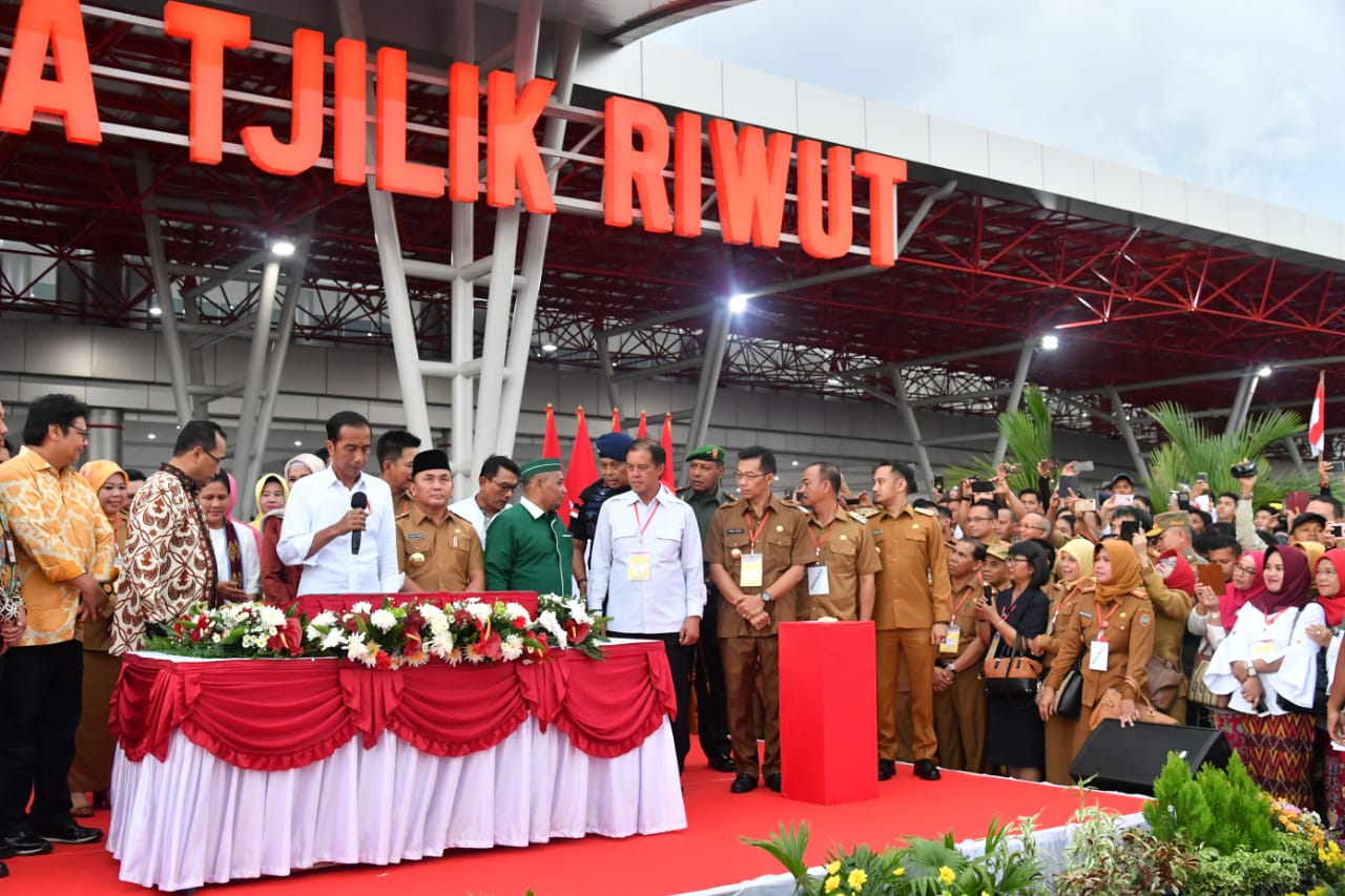 InfoPublik - Presiden Resmikan Pengembangan Bandara Tjilik Riwut ...