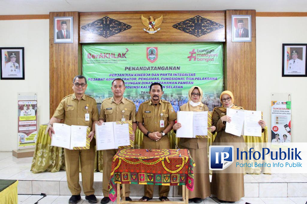 InfoPublik Penandatangan PK Dan Pakta Integritas Dinas Ketapang