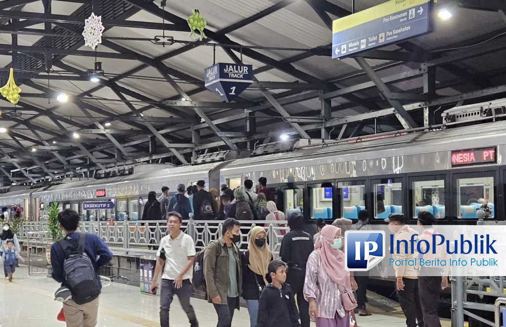 Infopublik Lebaran Kai Commuter Wilayah Daop Sukses Layani