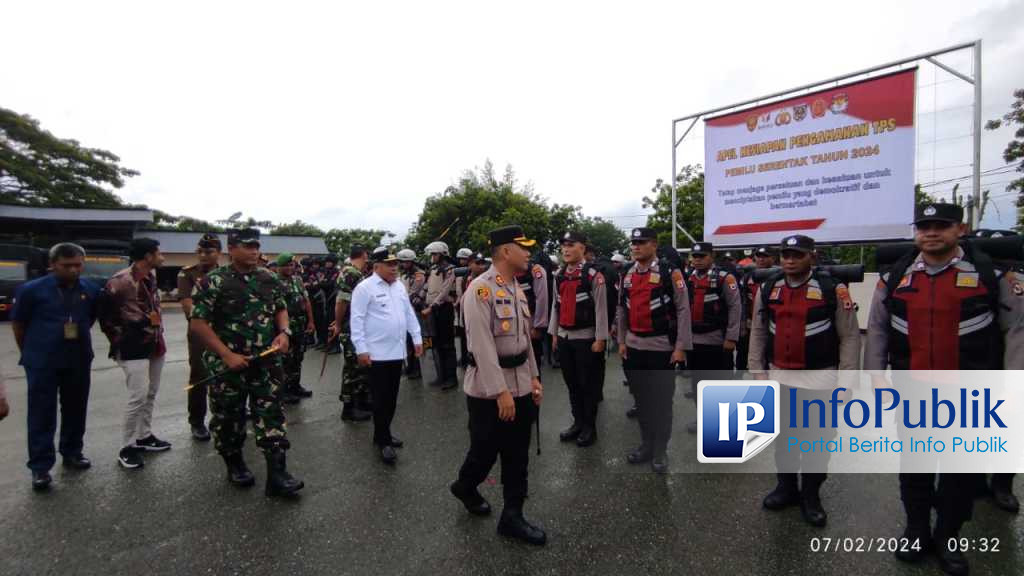 InfoPublik - Polres Tanimbar Siagakan 310 Personil Amankan 346 TPS