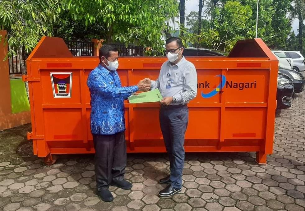 Infopublik Dlh Padang Terima Bantuan 1 Unit Kontainer Sampah