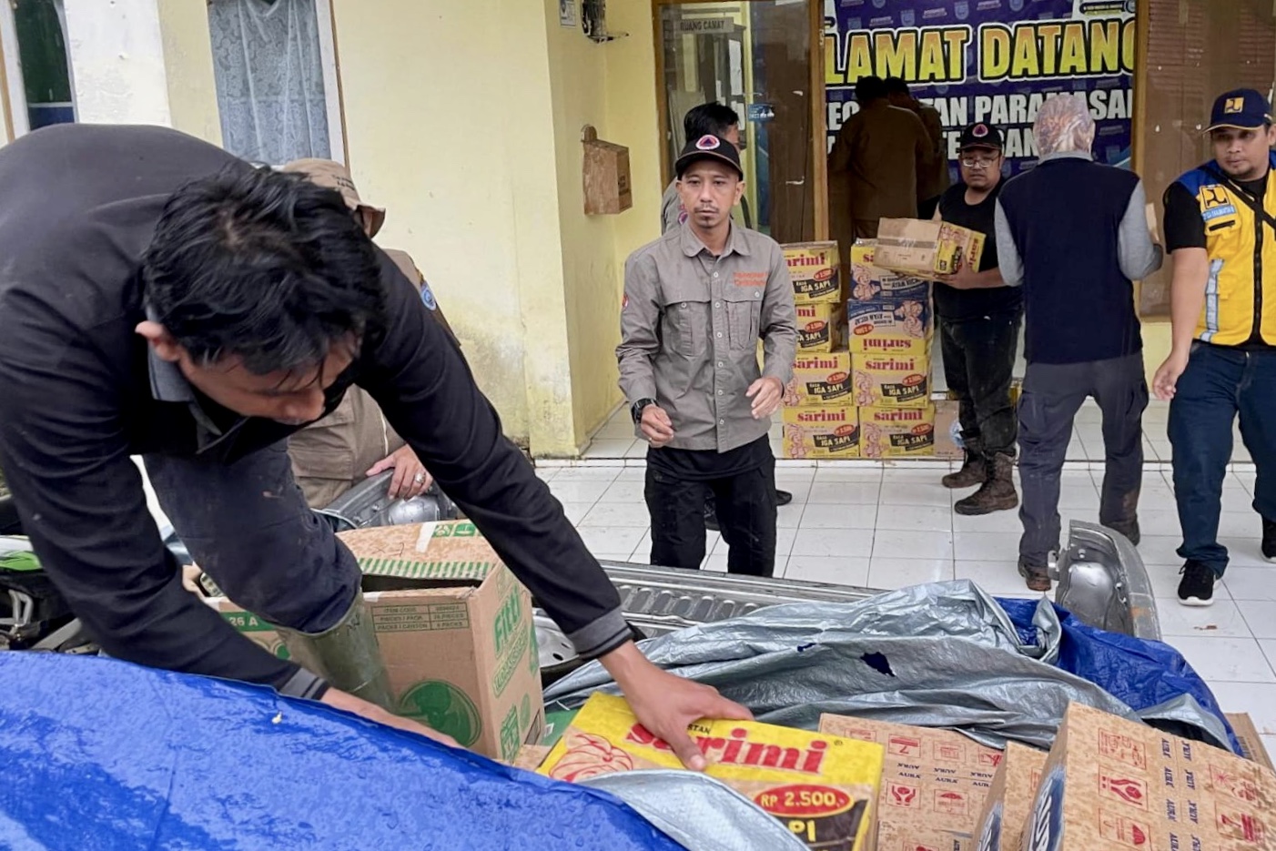 InfoPublik - Paramasan Dilanda Bencana, BPBD Banjar Distribusikan ...