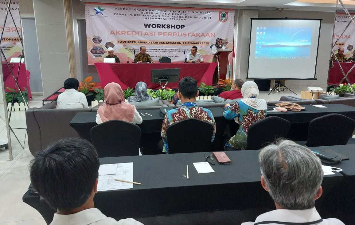 Infopublik Pemprov Kalsel Dan Perpusnas Ri Gelar Workshop Akreditasi