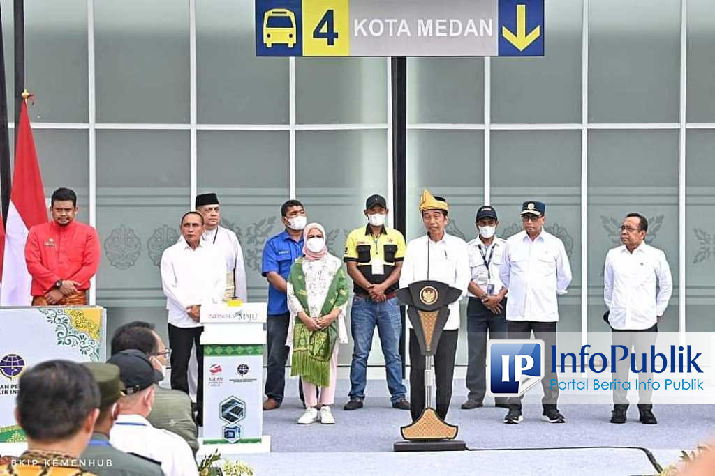 InfoPublik - Presiden Jokowi Resmikan Terminal Tipe A Tanjung Pinggir ...