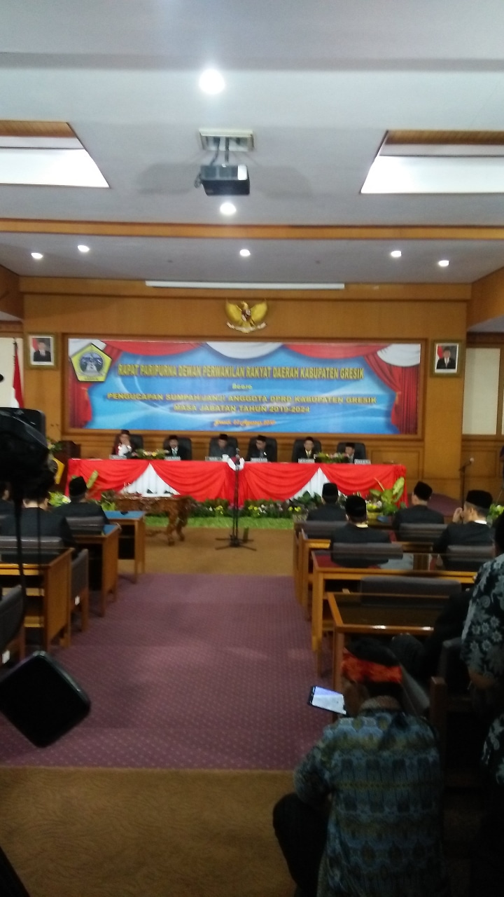 Infopublik Pelantikan Dprd Kabupaten Gresik Berlangsung Hidkmat