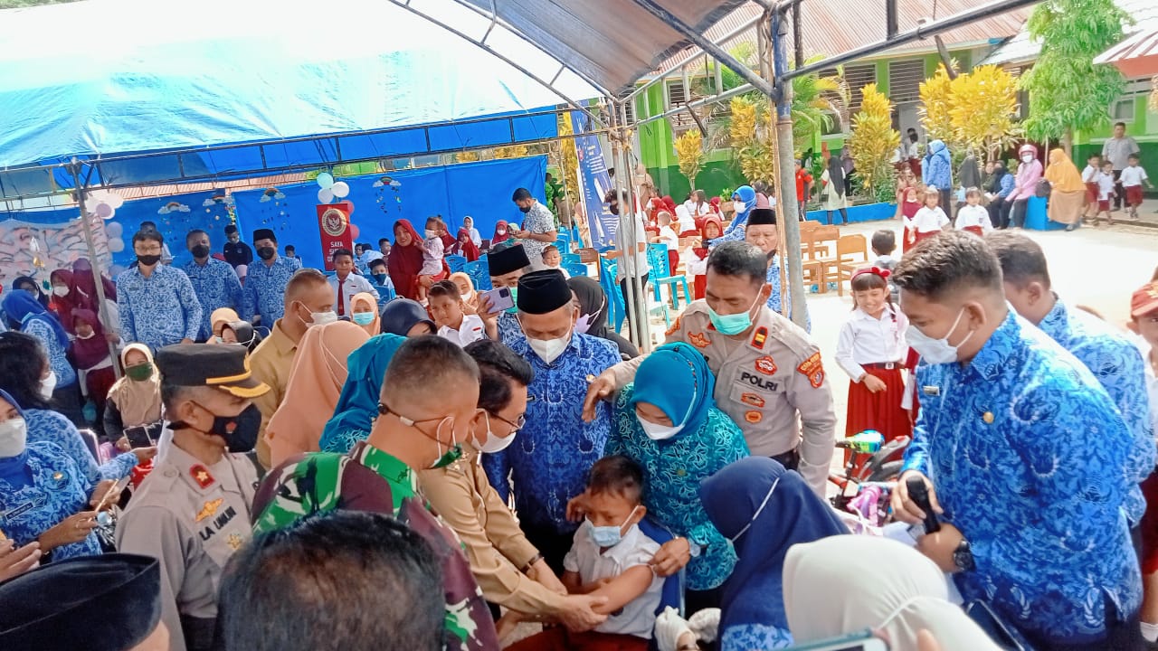 InfoPublik - Vaksinasi Anak Usia 6-11 Tahun Dicanangkan Bupati