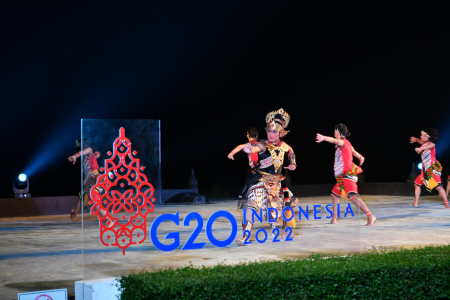 Lantunan Gamelan Iringi Gala Dinner Delegasi DEWG G20