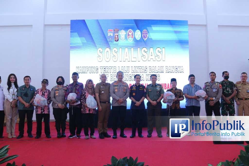 InfoPublik - Palembang Launching Kampung Tertib Lalu Lintas