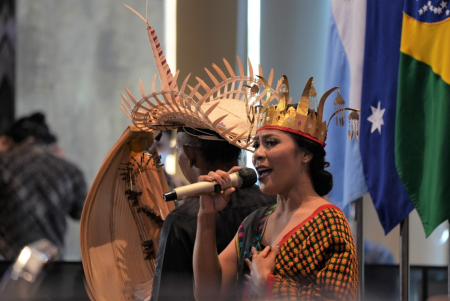 Diiringi Sasando, Dua Lagu Indonesia Sapa Delegasi DEWG G20