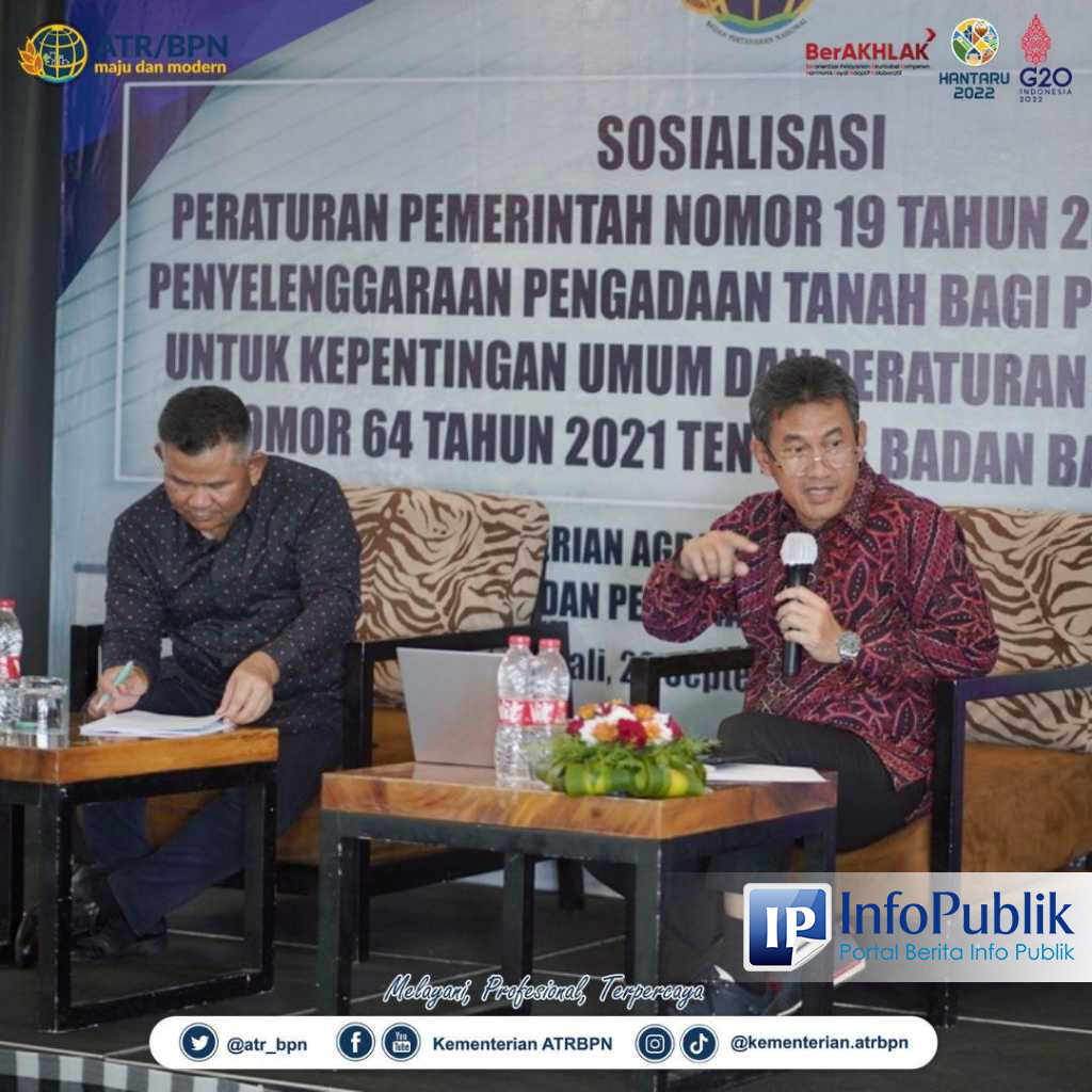 InfoPublik - Bank Tanah Wujud Kehadiran Negara Dalam Pengelolaan Yang ...