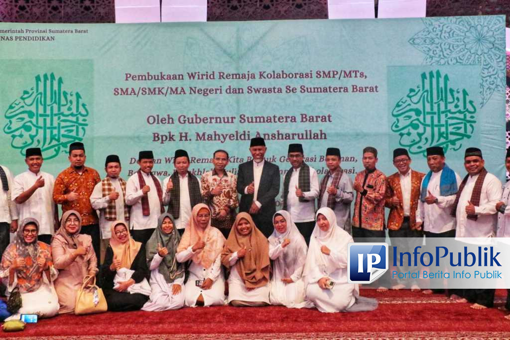 Infopublik Di Hari Santri Nasional Pemprov Sumbar Resmikan Wirid