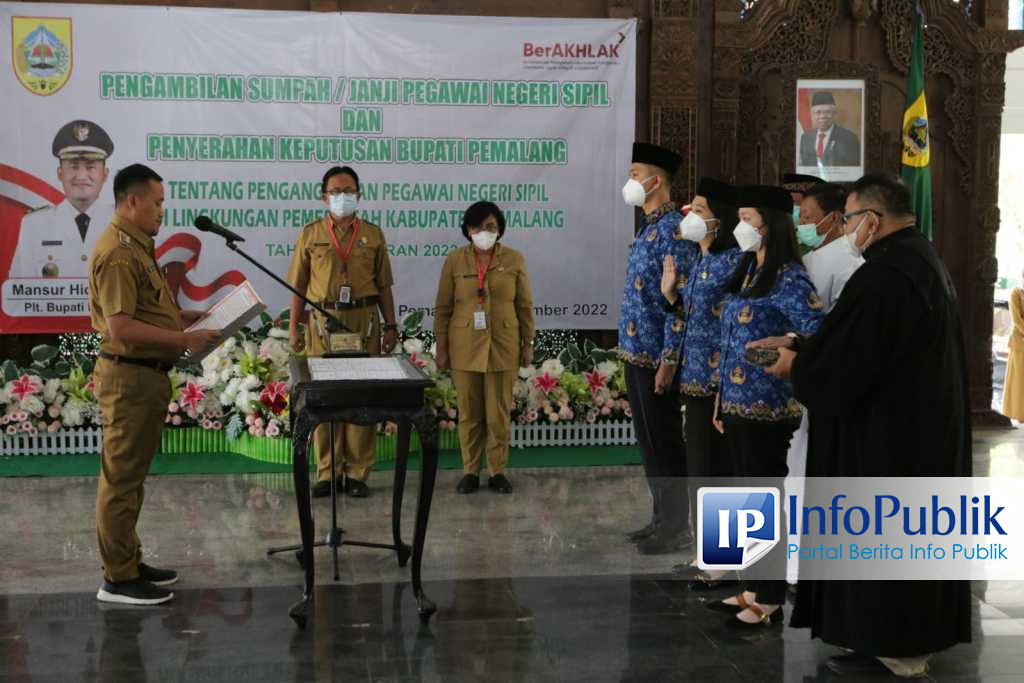 Infopublik Lantik Pns Plt Bupati Mansur Ingatkan Kode Etik Dan Kode