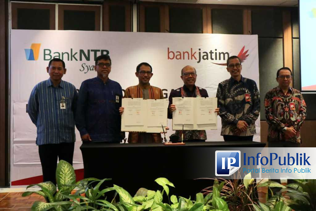 InfoPublik - Bank Jatim Sinergi Bisnis Dengan Bank NTB Syariah