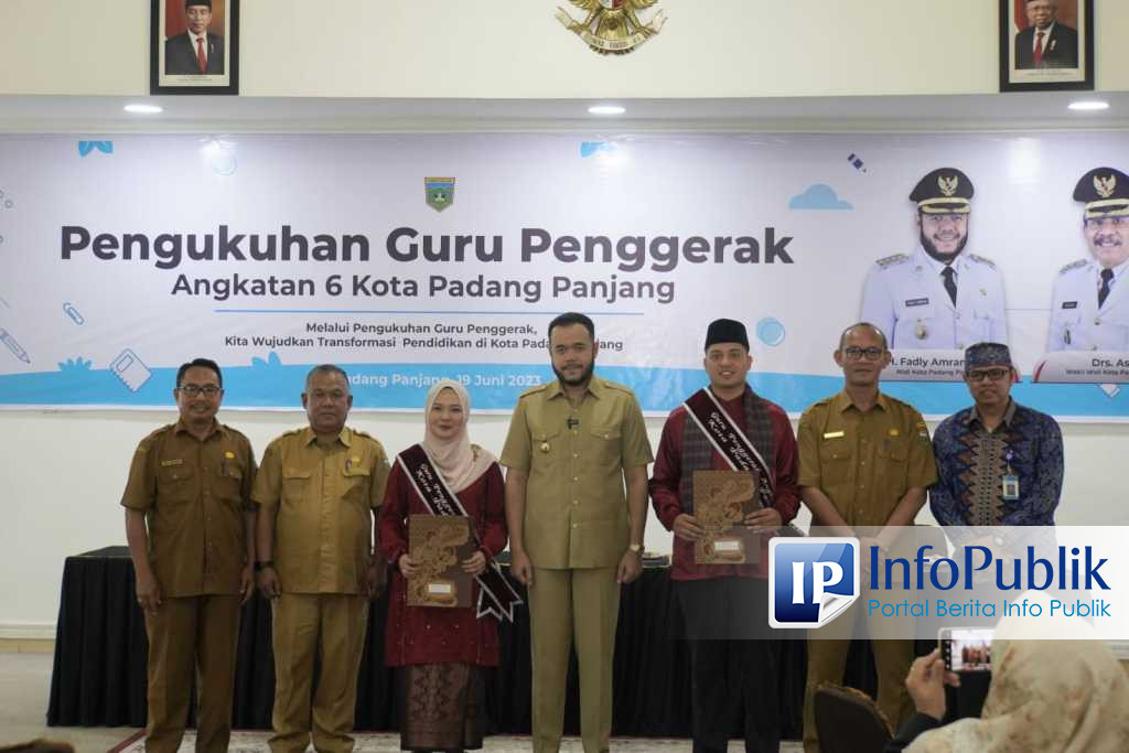 Infopublik Fadly Amran Kukuhkan Guru Penggerak Angkatan