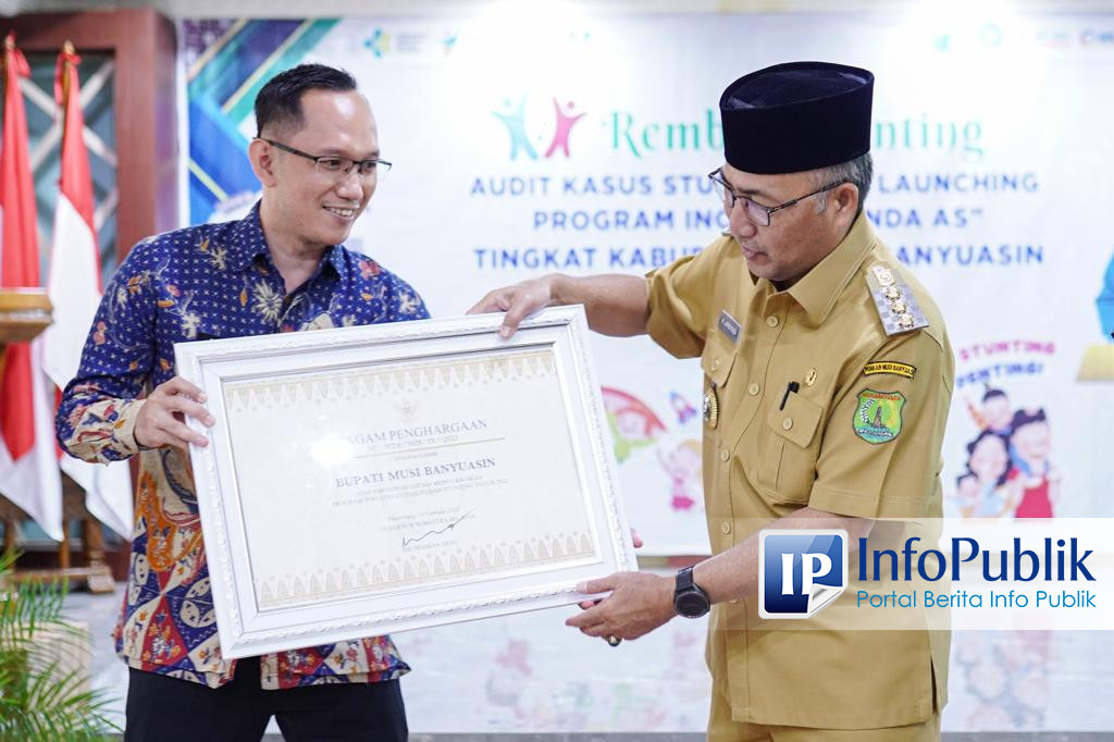 Infopublik Penurunan Stunting Di Muba Capai 5 Persen Pj Bupati Apriyadi Diganjar Reward 7519