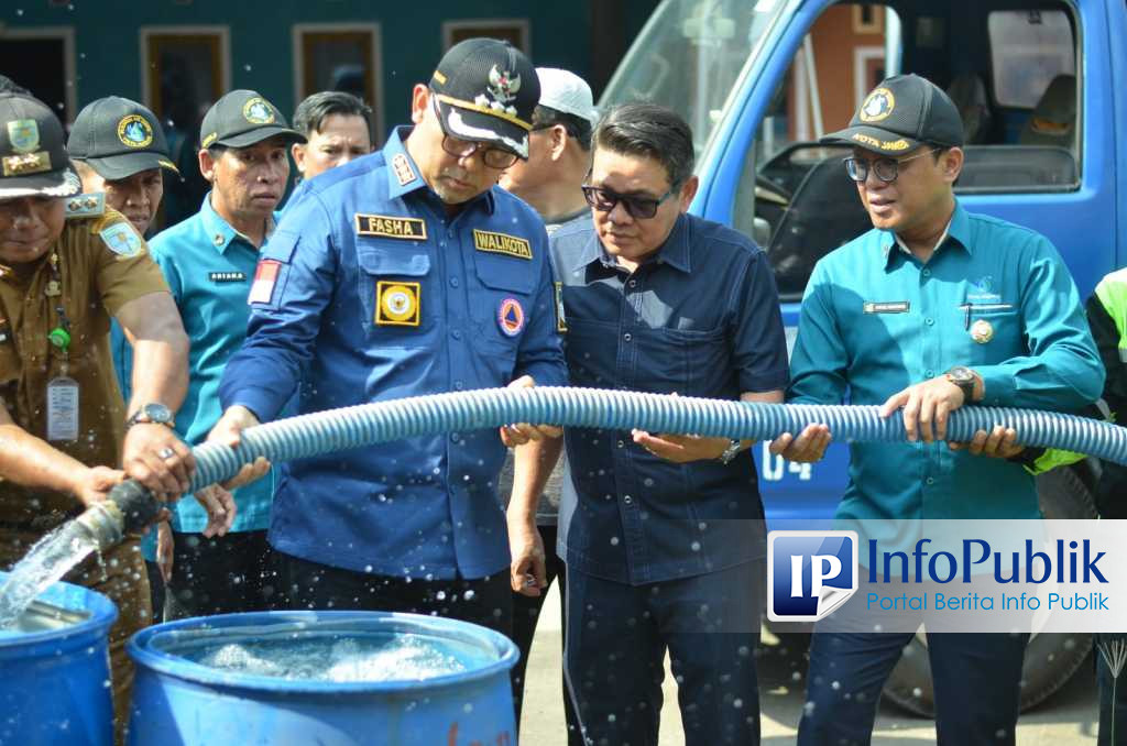 Infopublik Kekeringan Melanda Kota Jambi Pemko Salurkan Air Bersih