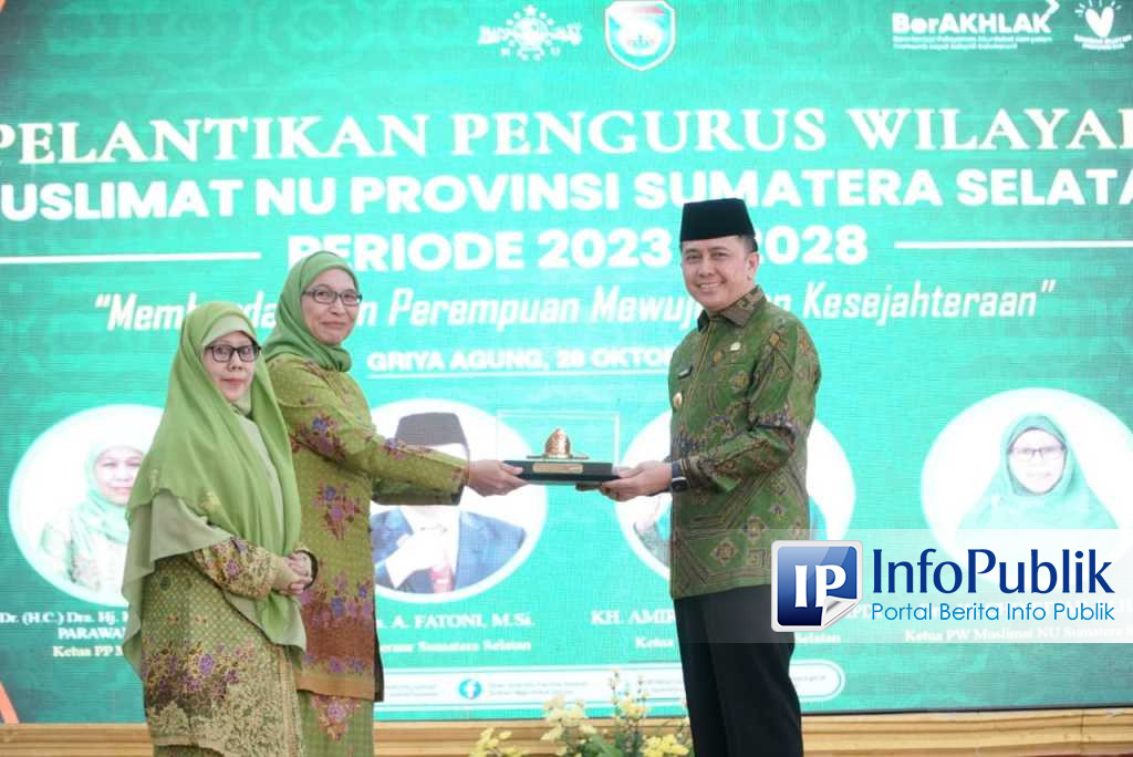 Infopublik Pj Gubernur Sumsel Agus Fatoni Hadiri Pelantikan Pw Nu Sumsel Periode