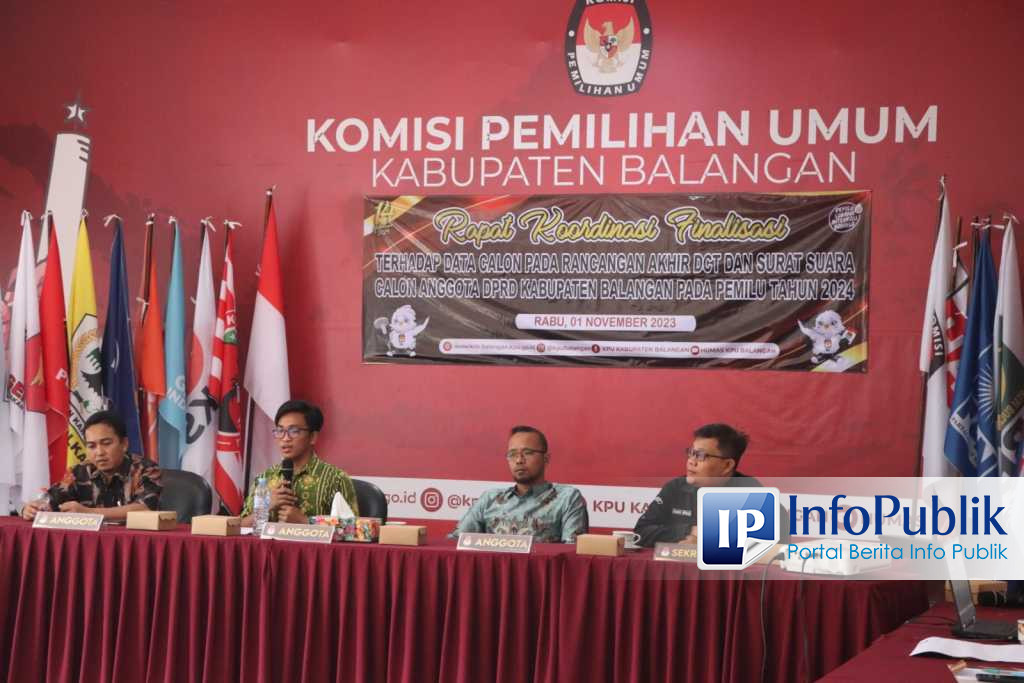 Infopublik Kpu Balangan Gelar Rakor Finalisasi Dct Pemilu Tahun