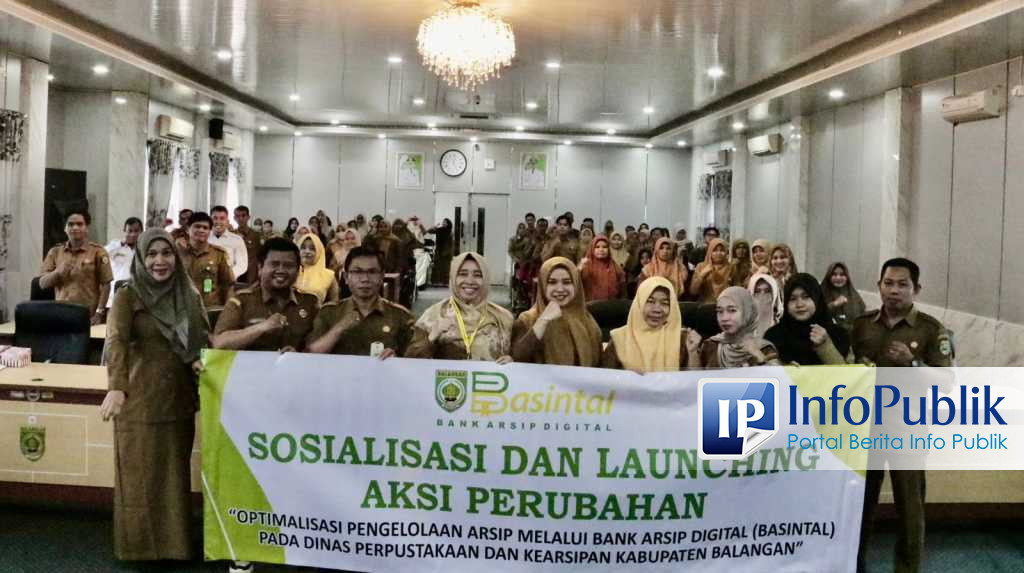 Infopublik Dispersip Balangan Sosialisasi Dan Luncurkan Aksi