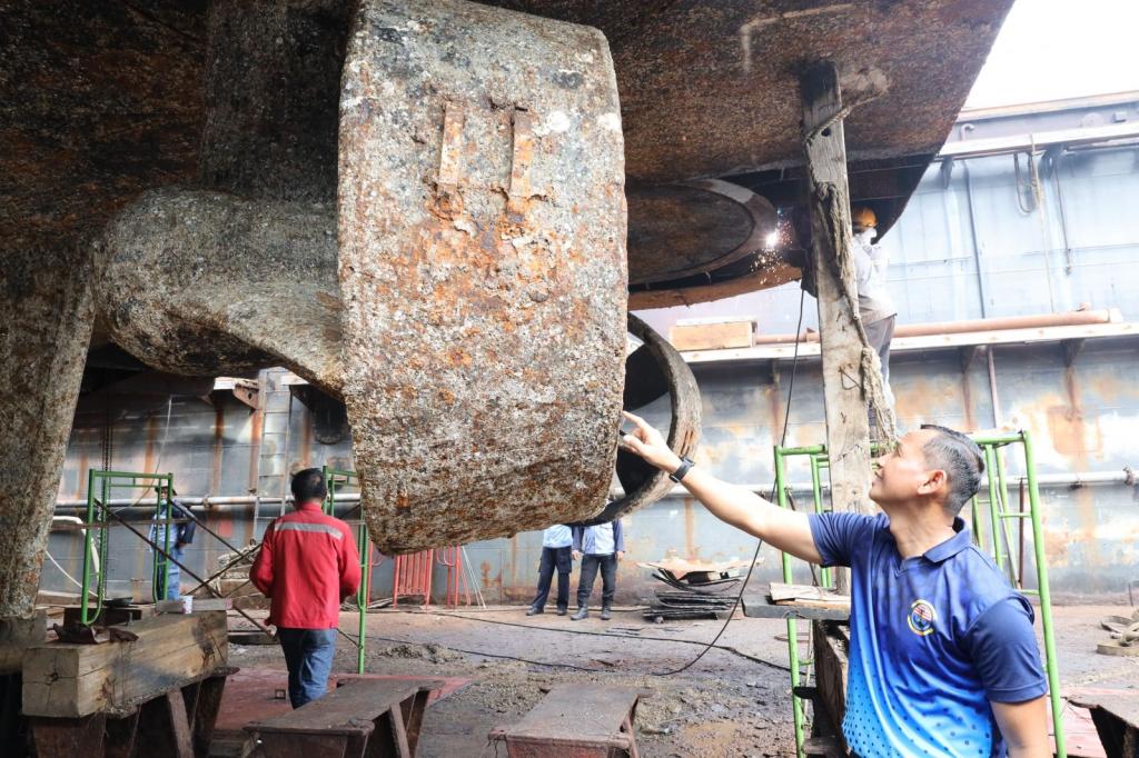 Infopublik Danlantamal V Sambangi Lokasi Fasharkan Surabaya