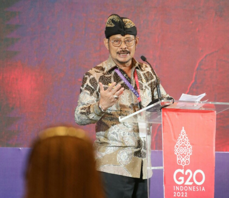 Buka Global Forum AMM G20, Mentan Ajak Dunia Implementasikan Pertanian Digital