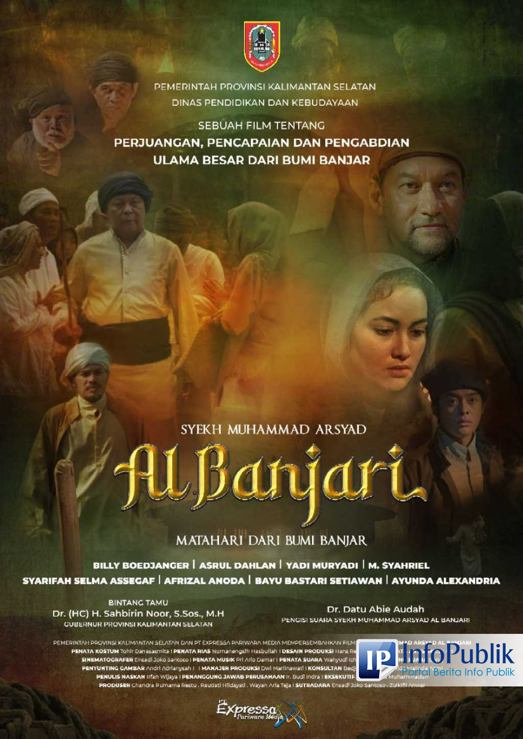 Infopublik Masyarakat Nonbar Secara Mandiri Film Biografi Syekh Muhammad Arsyad Al Banjari