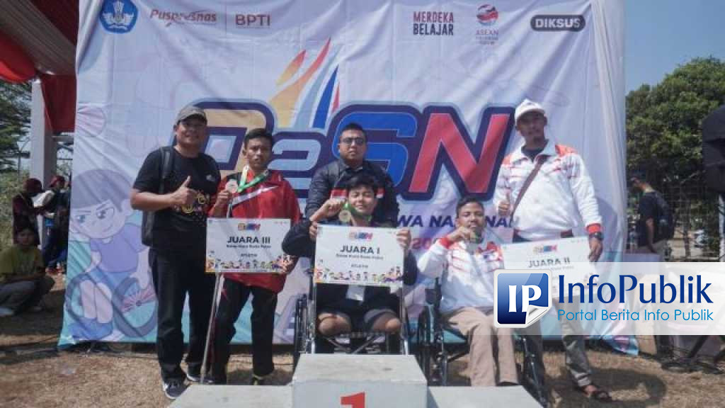 InfoPublik - Di Atas Kursi Roda, Bintang Menjemput Emas O2SN