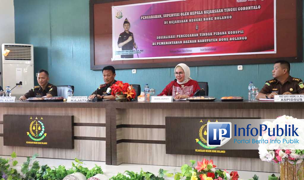 Infopublik Kajati Gorontalo Imbau Pemkab Bone Bolango Cermat Dalam Tender Proyek