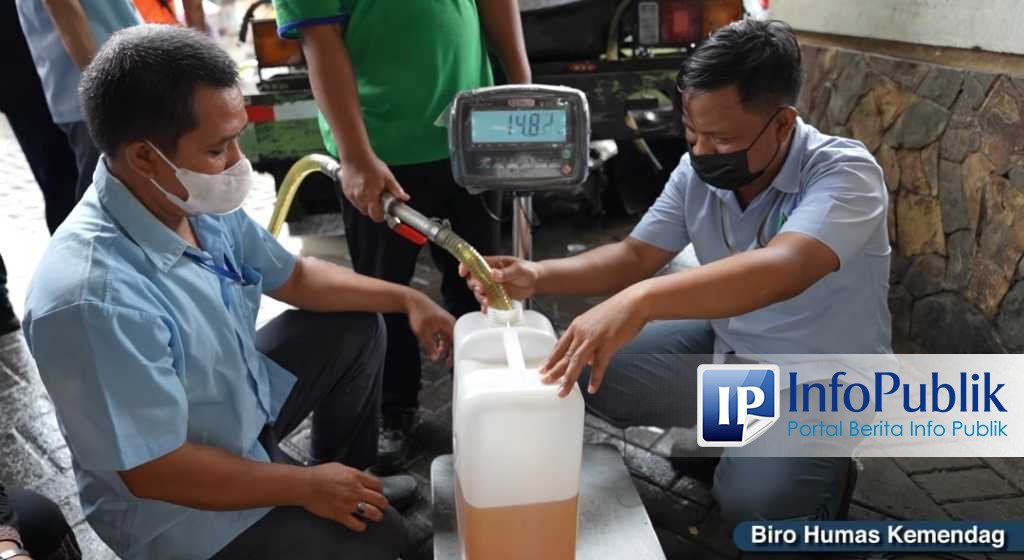 InfoPublik - Mendag: Harga Minyak Goreng Curah Eceran Rp11.500