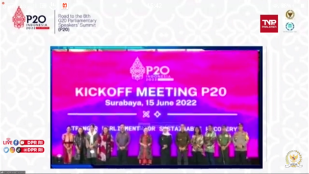 Kickoff P20, Ketua DPR RI Ajak G20 Selamatkan Nasib Dunia dari Krisis