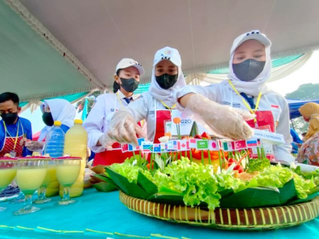 Uniknya Kick Off Tumpeng Nusantara KTT G20 di Bumi Majapahit