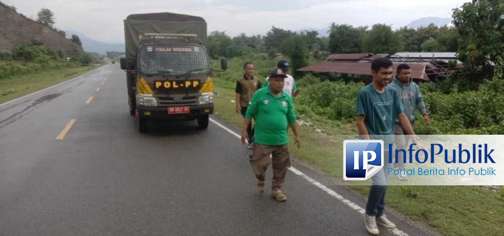 Infopublik Di Sepanjang Jalan Gorr Satpol Pp Provinsi Gorontalo