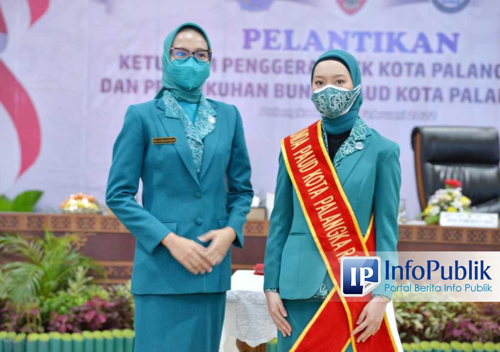 Infopublik Avina Fairid Naparin Resmi Dilantik Sebagai Ketua Tp Pkk Kota Palangka Raya